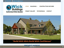 Tablet Screenshot of buildwithwick.com